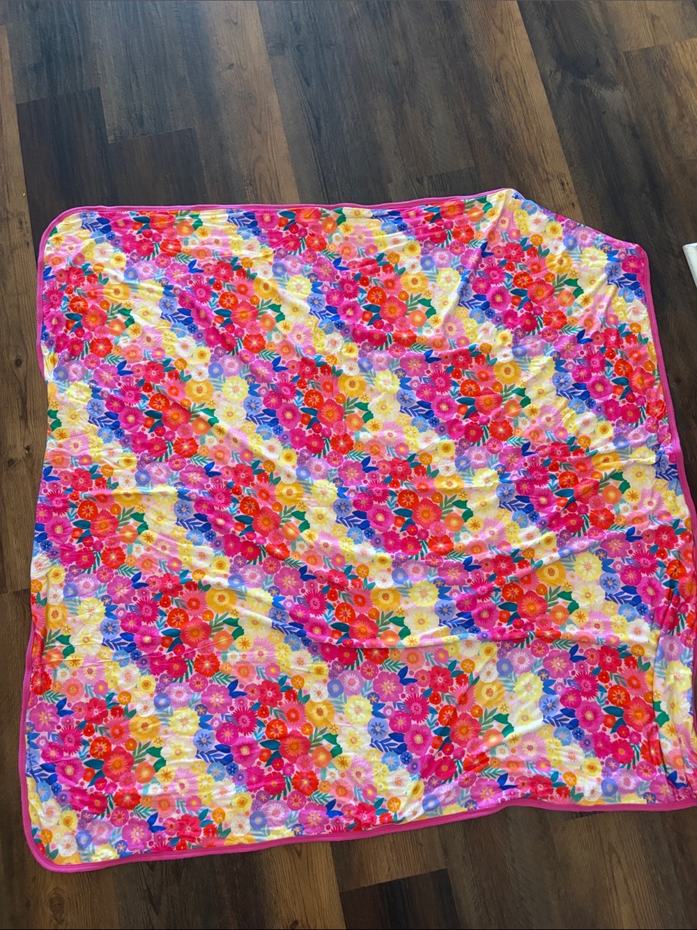 Little Sleepies Mothers Day Floral large cloud blanket